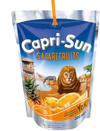CAPRI-SUN SAFARI FRUITS 200ML (10BUC/CUTIE) 4000177622001