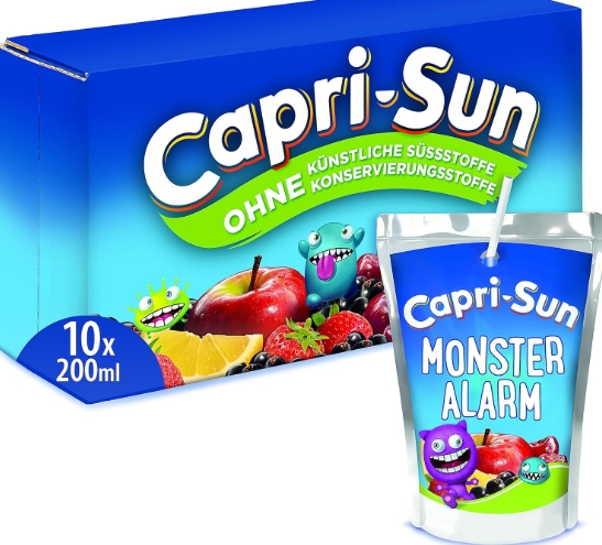 CAPRI-SUN JUNGLE MONSTER ALARM 200ML (10BUC/CUTIE) 4000177171929