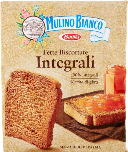 MULINO BIANCO FETTE BISCOTTATE LE INTEGRALI 315 G 8076809512077