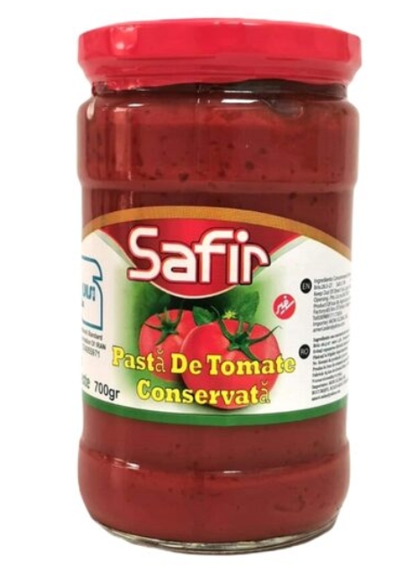 PASTA DE TOMATE SAFIR BORCAN 700GR (12BUC/BAX) 6260410010028