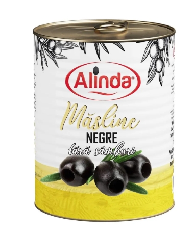 ALINDA MASLINE NEGRE FARA SAMBURI 350 GR (32BUC/BAX) 8683125980505