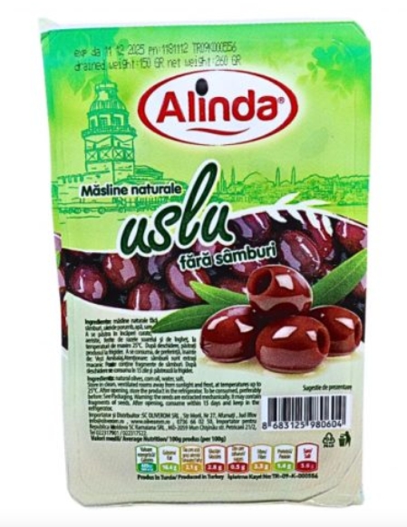 ALINDA MASLINE 150 G USLU F.S CAS (32BUC/BAX) 8683125980604