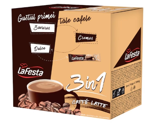 La Festa "3 IN 1" Caffe Latte 24*15.6g 5941588015817