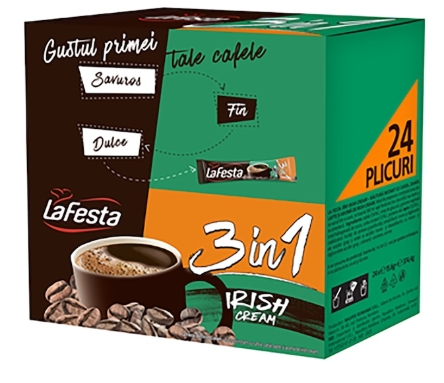 La Festa  “3 IN 1”  Irish Cream  24*15.6g 5941588012779