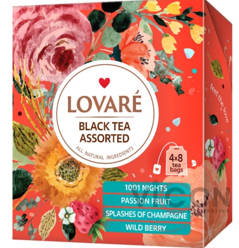 LOVARE CEAI BLACK ASSORTED 4820198879648