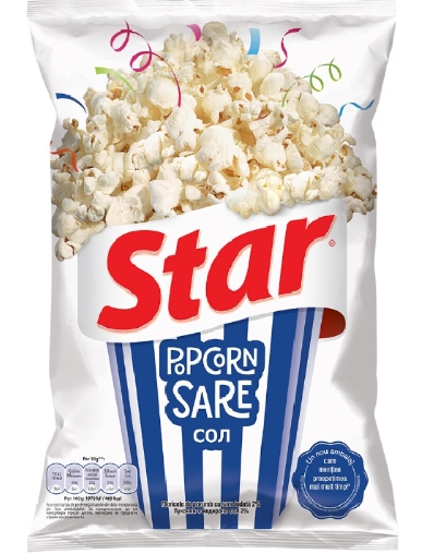 STAR POPCORN SALT 80G/18 80gr 5941000030770