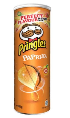 PRINGLES PAPRIKA PORTOCALIU 165GR ( 19 BUC ) 5053990161669