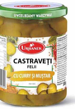 URBANEK CASTRV.CU CURRY SI MUSTAR 500GR 5904194004750