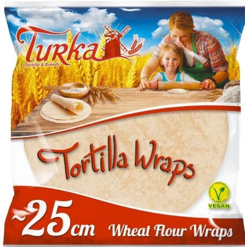 TORTILLA MULTICEREALE  25CM TURKA 6BUC 360G 5904405410493