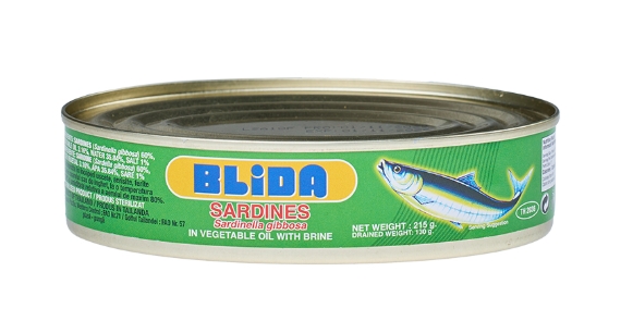 SARDINE ULEI VEG. BLIDA 125GR 50BAX 739113573513