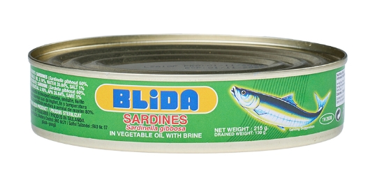 SARDINE 215GR ULEI BLIDA (48BAX) 8852111005403