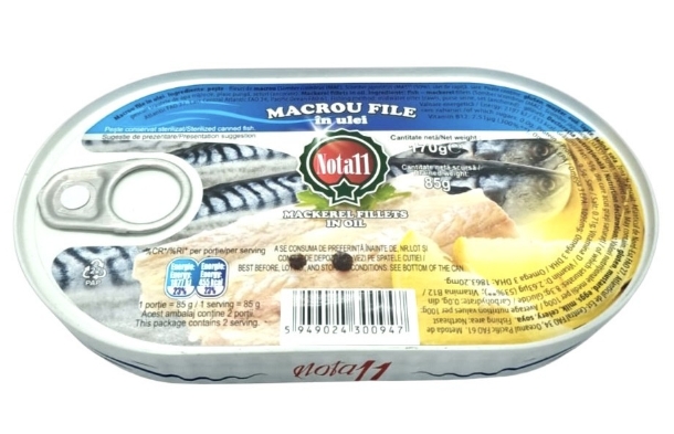 MACROU FILE IN ULEI 170GR NOTA 11   15BUC/BAX 5949024300947