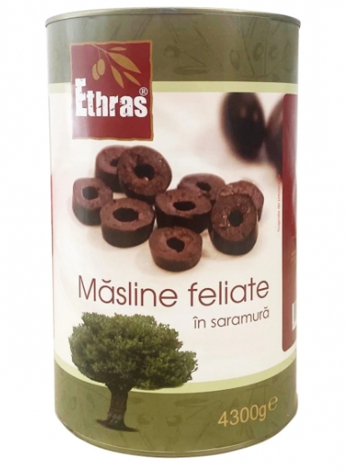 ETHRAS MASLINE NEGRE FELIATE IN SARAMURA  2KG 8697400277624