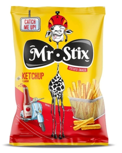 MR.STIX CU KETCHUP 125GR (9 BUC/CUT) 3800237480609