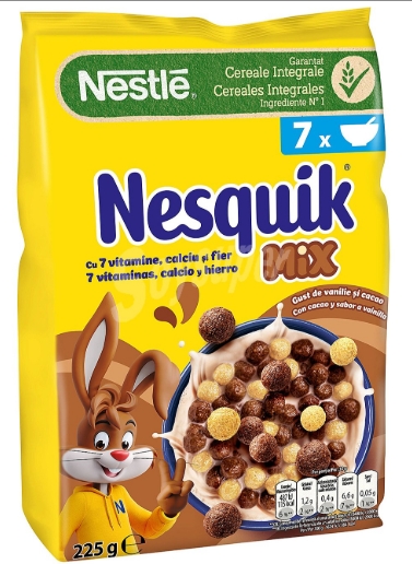 CEREALE NESQUIK MIX 225GR (16BUC) 5900020013491