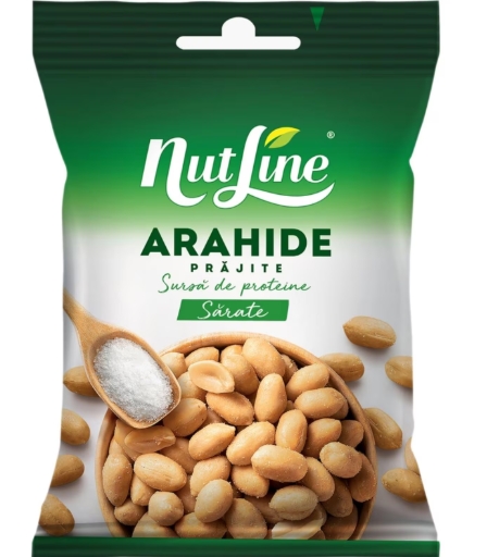Nutline Arahide prajite sarate 50g 20buc/bax 5941448003701