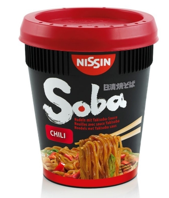 NISSIN TAITEI CU SOS CHILI SOBA PAHAR 92G 8BUC/BAX 5997523312176