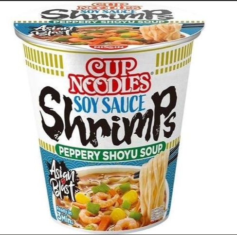 NISSIN SUPA INSTANT NOODLES CREVETI 63G 8BUC/BAX 5997523316259