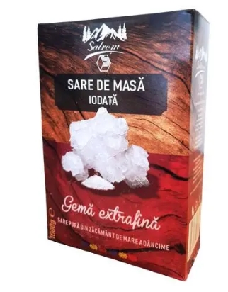 SARE GEMA FINA IODATA SALROM CUTIE 1KG (12BUC/BAX) 5941466022838