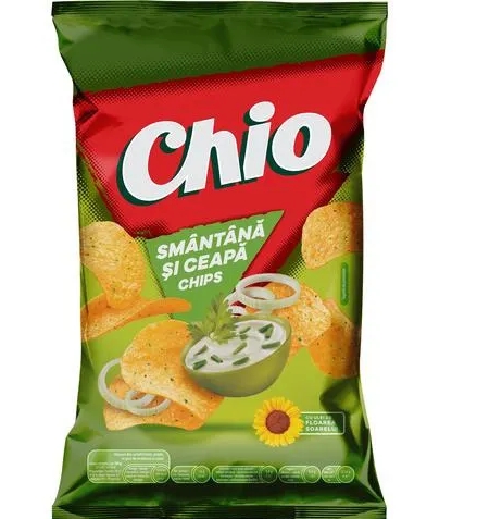 Chio Chips Smantana & Ceapa 60g 12buc/bax 5941445675642