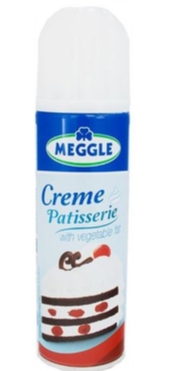 CREME PATISSERIE MEGGLE SPRAY 250ML 4034900027788