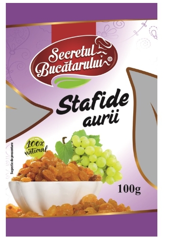 Secretul Bucatarului Stafide aurii 100g 5941282101021