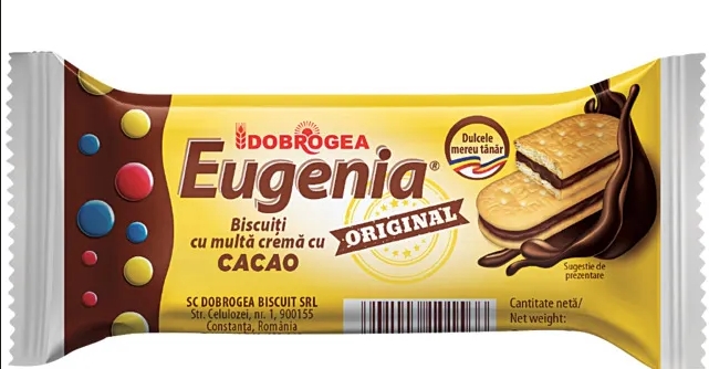 EUGENIA CU CREMA CACAO 36GR(24BUC) 5941006101580