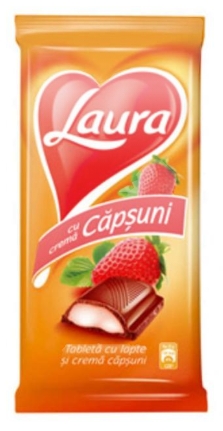 CIOCOLATA LAURA CU CAPSUNI 92GR (20BUC) 5941047834621