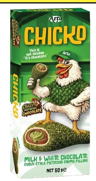 CHICKO CHICKEN CIOCO FISTIC 50GR(12BUC) 8685177802439