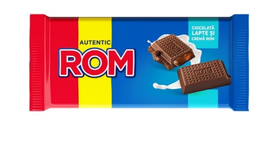 CIOCOLATA ROM LAPTE SI CREMA ROM 88GR (24BUC/BAX) 5941047827401