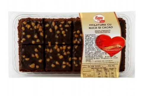 HAPPY PRAJITURA NUCA&CACAO 300GR (12BUC/BAX) 6427934140031