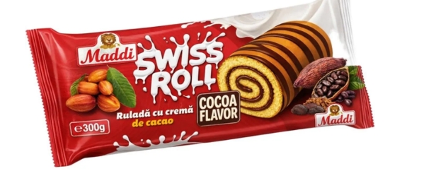 MADDI SWISS ROLL RULADA CACAO 300GR (10BUC) 6421000650059