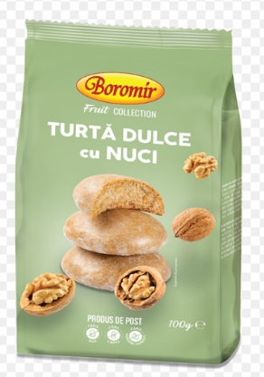 TURTA DULCE CU NUCI AMYLON 100GR (14BUC/BAX) 5941446010787