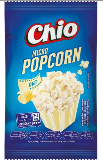 Popcorn Microunde Unt 80g 36buc/bax 3577060130048