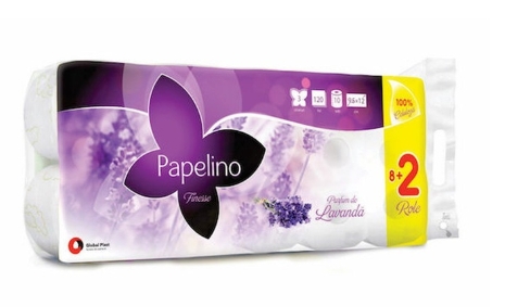 PAPELINO HARTIE IGENICA LAVANDA 3STR. 10 ROLE/SET 6422465014943