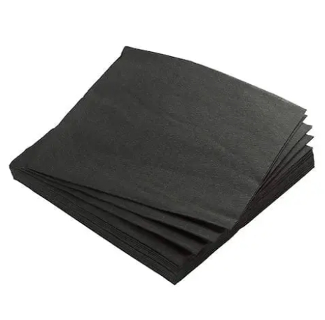 Servetele Negre 25*25cm 2str 100/set 6422465036907