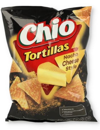 CHIO TORTILLAS NACHO CHEESE  110GR (12BUC/BAX) 5941445676847