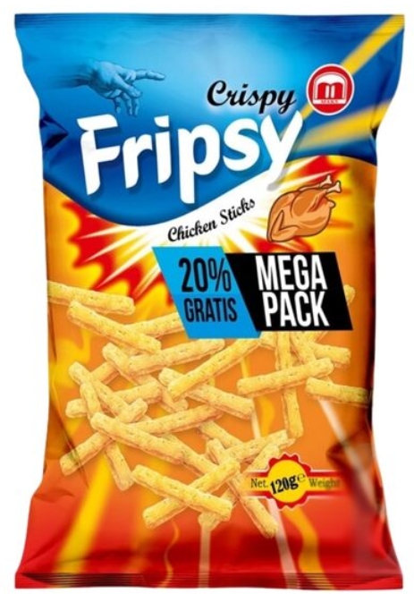 FRISPY MEGA PUI 120GR  (12BUC/BAX) 5310264000742