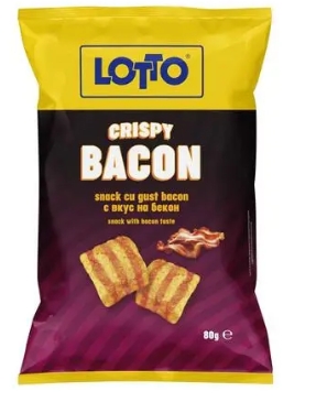 LOTTO CRISPY BACON  80GR  (24BUC/BAX) 6425881220028
