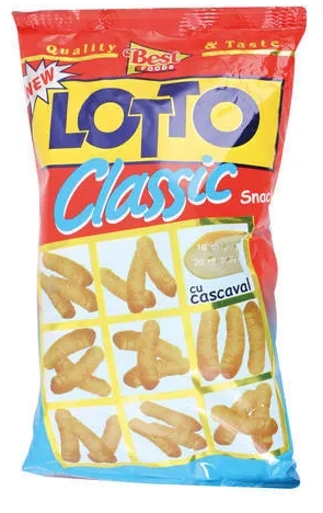 LOTTO CLASSIC SNACK CU BRANZA 80GR  (24BUC/BAX) 3800024311116
