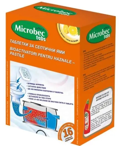 BROS MICROBEC TABLETE PT.FOSE SEPTICE 16X20GR 5904517059436