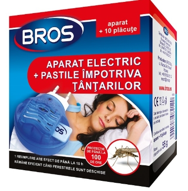 BROS APARAT ELECTRIC+10 PASTILE TANTARI 5904517381186