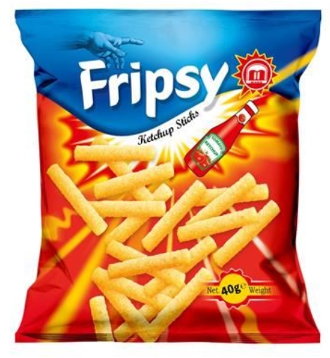 FRIPSY STICKS KETCHUP  40GR (25BUC/BAX) 5310264000605