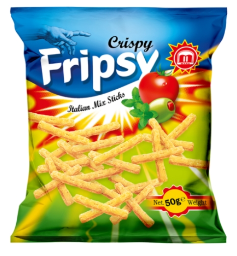 FRISPY STICKS ITALIAN MIX 50GR (25BUC/BAX) 5310264000445