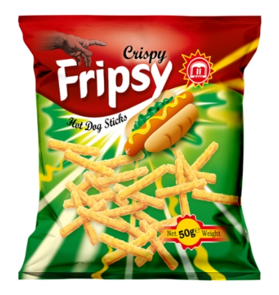 FRISPY STICKS HOT DOG 50GR (25BUC/BAX) 5310264000476