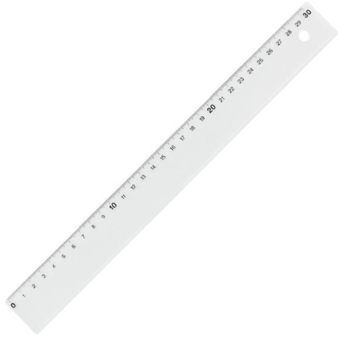 RIGLA TRANSPARENTA 30CM 8593539368762