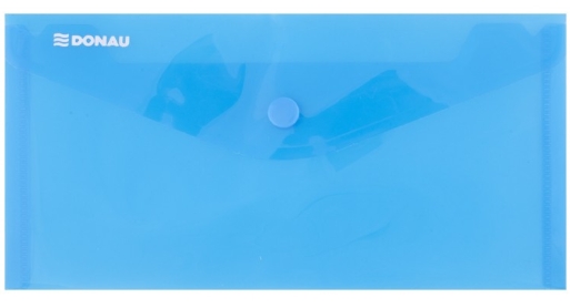 MAPA DIN PLASTIC DONAU CU CAPSE ALBASTRU (12BUC/SET) 5901498022855