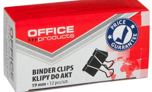 CLIPS METALIC OFFICE (12BUC/CUTIE) 5901503652749