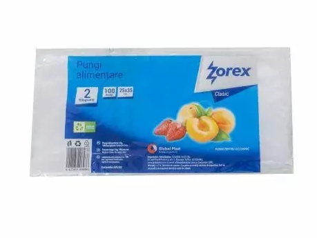 ZOREX PUNGI ALIMENTARE (CONGELATOR) 2KG 100BUC/SET 6422465006986