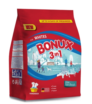 BONUX DET.MANUAL 3IN1 WHITE ICE FRESH 400GR 4061746508034